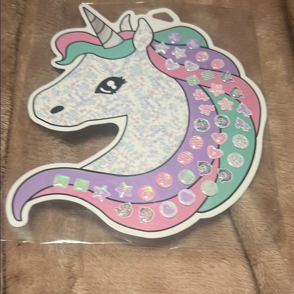 Claire's Unicorn Jewelry Set - Pink, Purple, Green